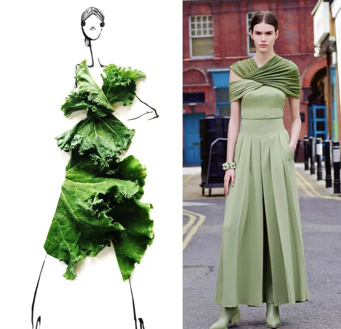 illustrator gesucht Gretchen Roehrs fashion illustrationen designer kleid grün