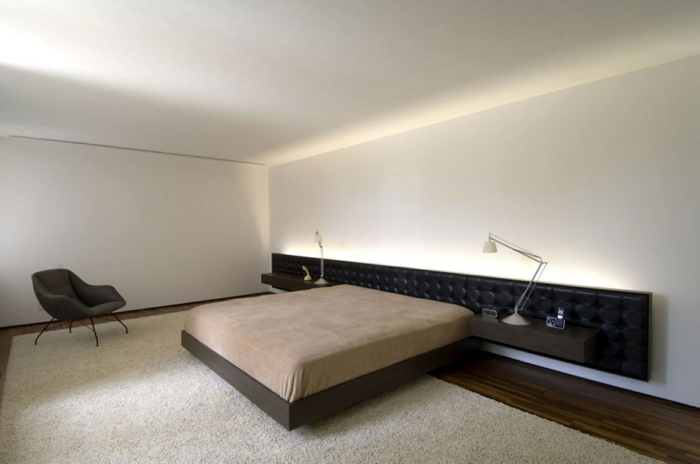 indirekte beleuchtung ideen schlafzimmer geräumig teppich