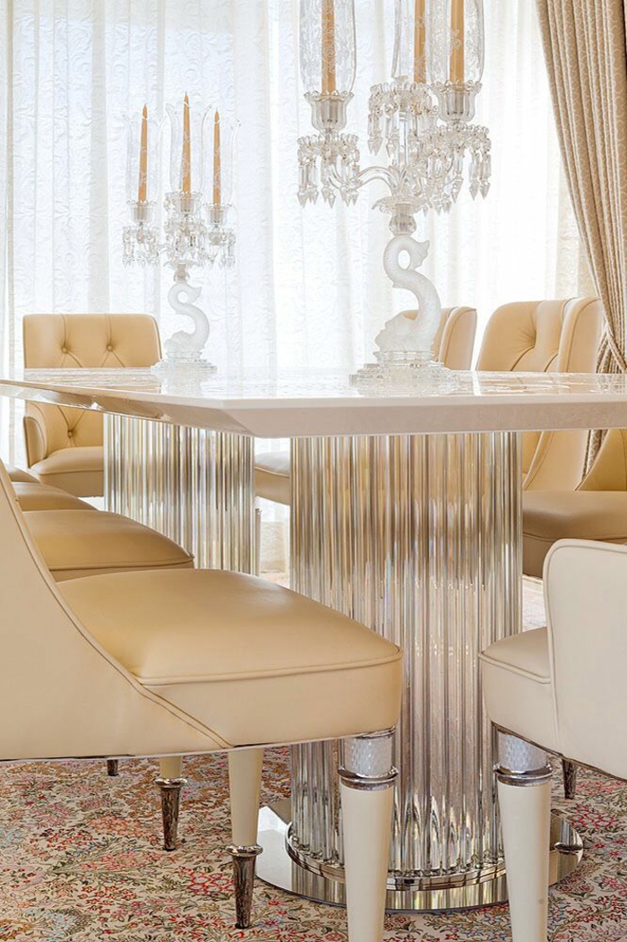 italienische polstermöbel esszimmer möbel esstisch mit stühlen