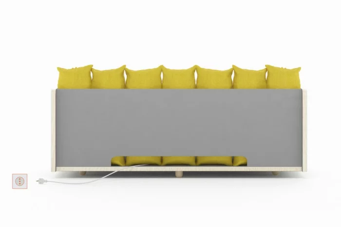 italienische polstermöbel kleines sofa re cinto rücken