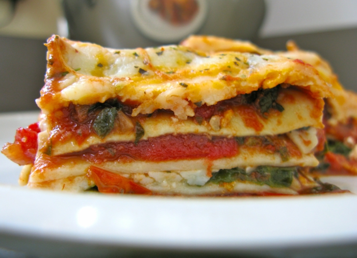 lasagne rezept vegan tomatensoße petersilie frisches gemüse