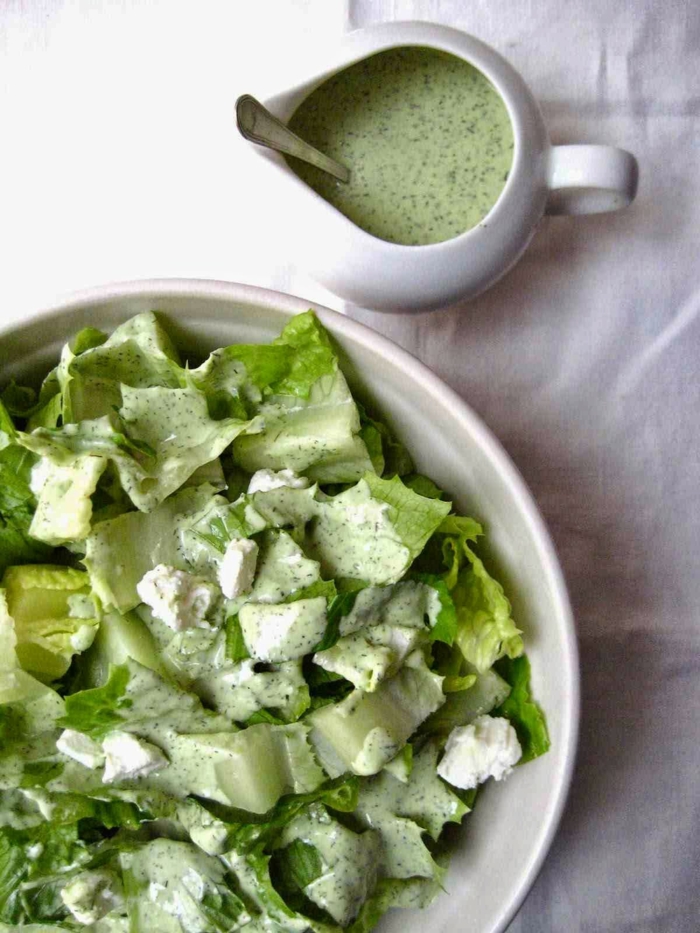 low carb rezepte grüner salat feta käse avocado
