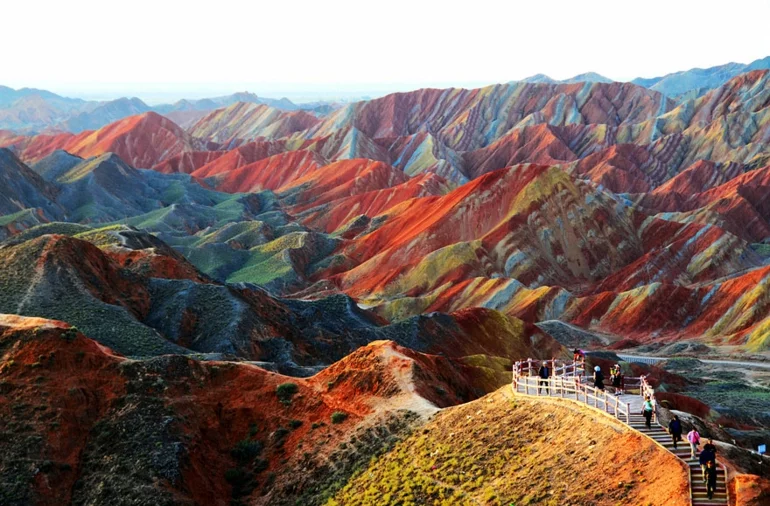 optische täuschungen bilder schöne naturbilder gansu china