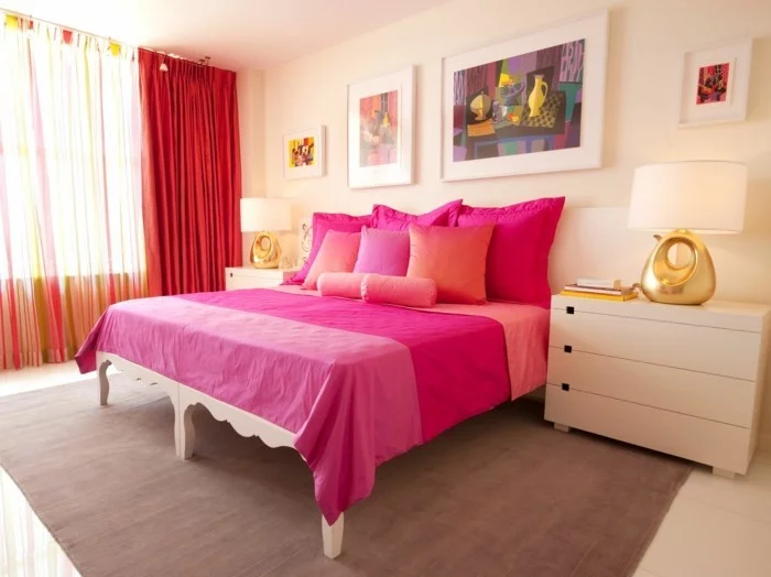 schlafzimmer einrichten frische farben kombinieren und heitere stimmung im schlafbereich schaffen