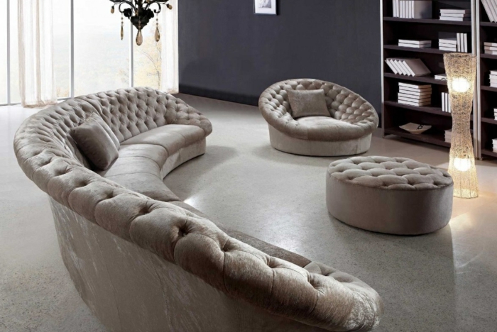schöne sofas modernes design wohnzimmer gestalten