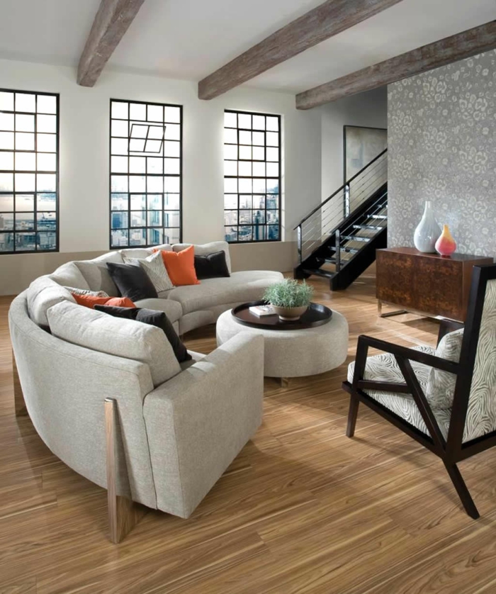 schöne sofas wohnzimmer interessantes design dekokissen