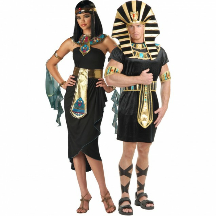 Halloween Kostüme selber machen cleopatra und cesar