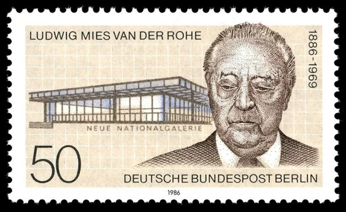 Ludwig Mies van der Rohe briefmarke deutsche post