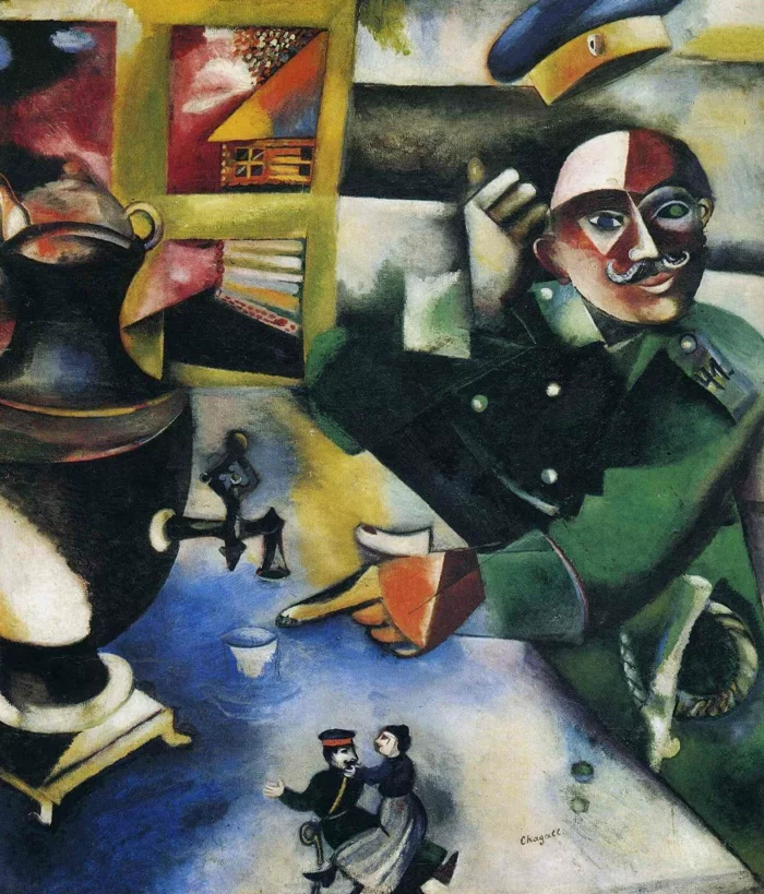 Marc Chagall Werke betrunkener soldat