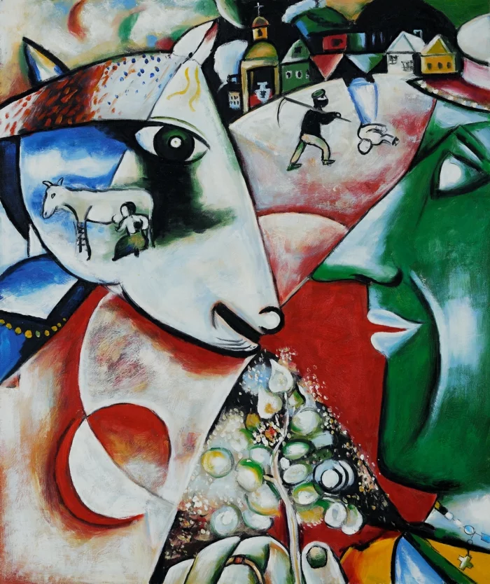 Marc Chagall Werke das Dorf