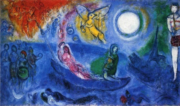 Marc Chagall Werke das Konzert