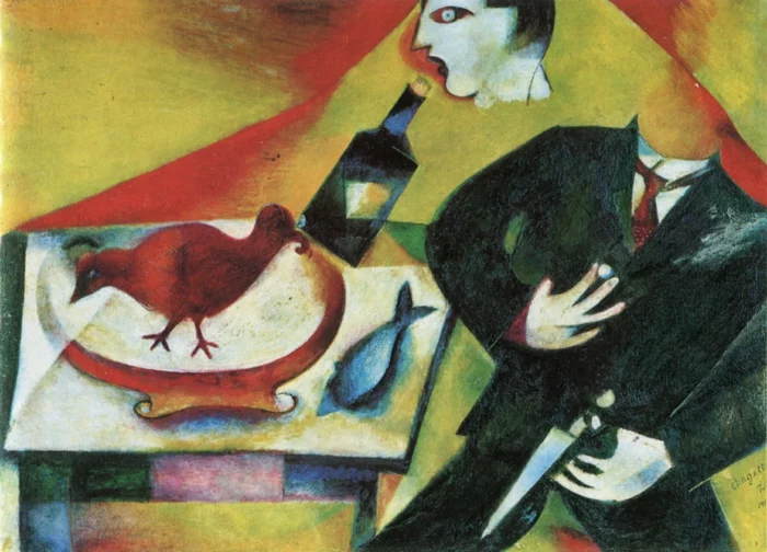 Marc Chagall Werke der Trinker