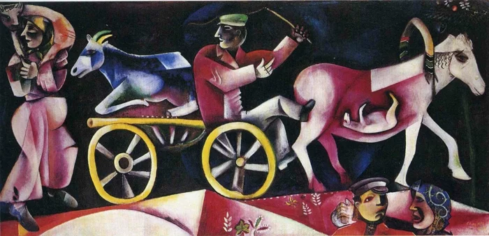Marc Chagall Werke der Viehhändler