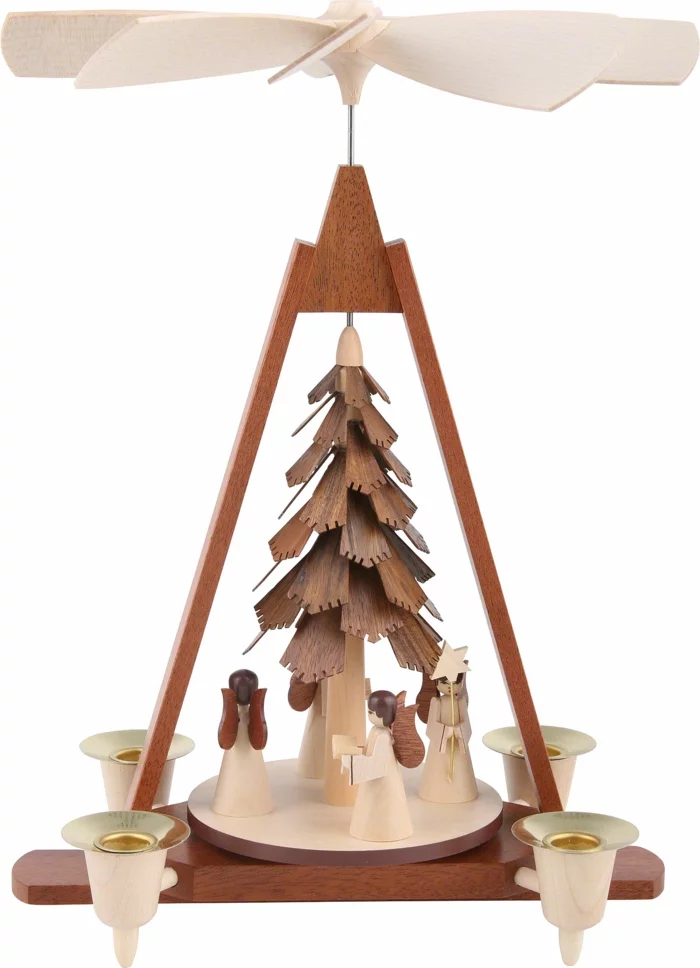 Weihnachtsdekoration online shop Pyramide traditionelle Weihnachtsdeko aus Holz