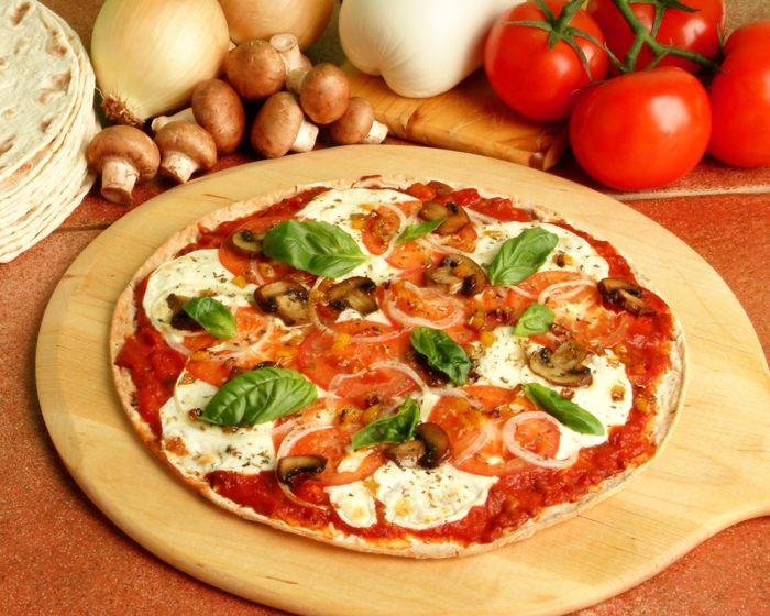 abnehmen ohne sport und diät hausgemachte vegetarische pizza
