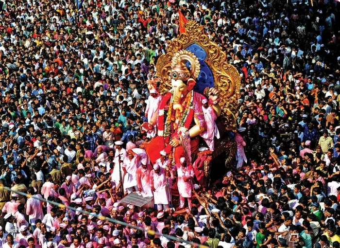 bombay indien mumbai ganesh utsav festival