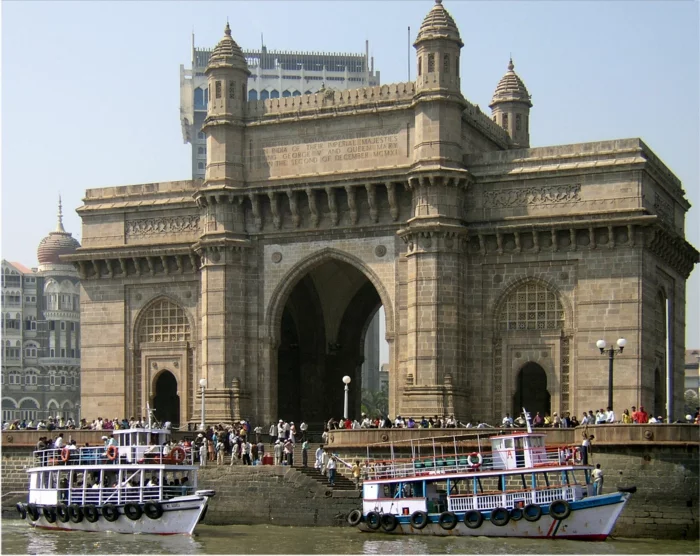 bombay indien mumbay tor koloniale architektur