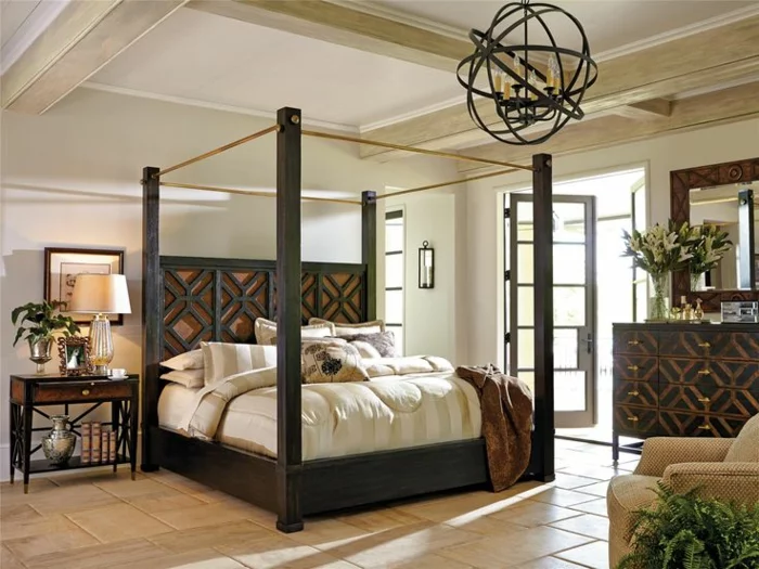 designer betten komfortables bett schlafzimmer im kolonoalstil