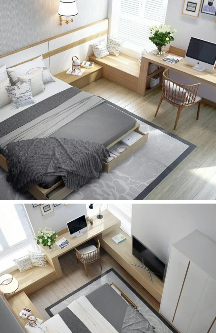 design betten komfortables bett schlafzimmer möbel holz