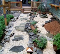 Gartensteine - Ideen, wie Sie dem Garten einen schönen Look durch