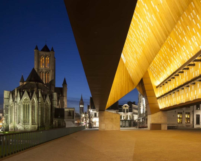 gotik architektur Markthalle Gent
