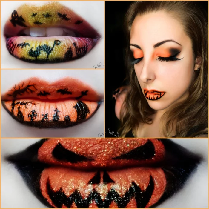 halloween schminktipps wie kann man die lippen schminken
