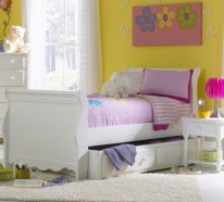 Kinderbett mit Stauraum macht das Kinderzimmer funktionaler