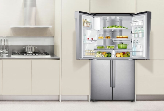 küche-einrichten-moderne-küchenmöbel-kühlschränke