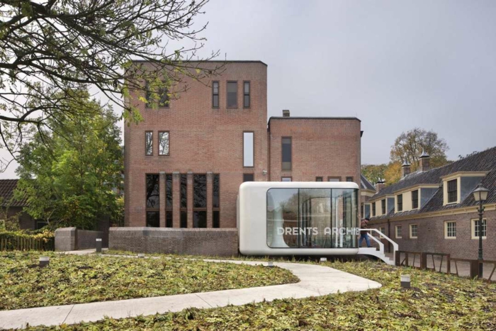 moderne architektur Drents Archiv Assen gotik elemente