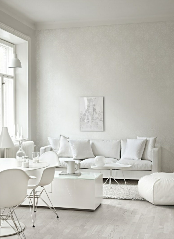 sofa kaufen skandinavisch weiß weißes wohnzimmer einrichten ideen