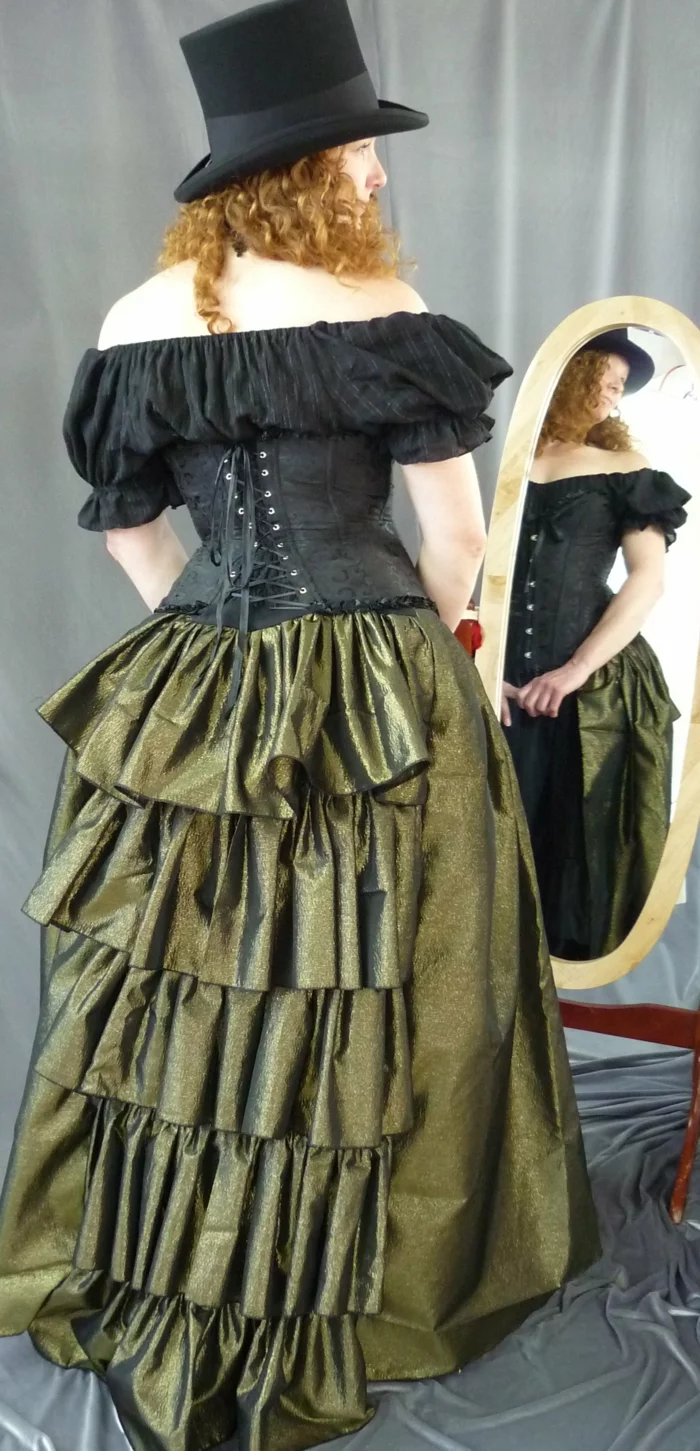 steampunk kleidung damenmode kleid