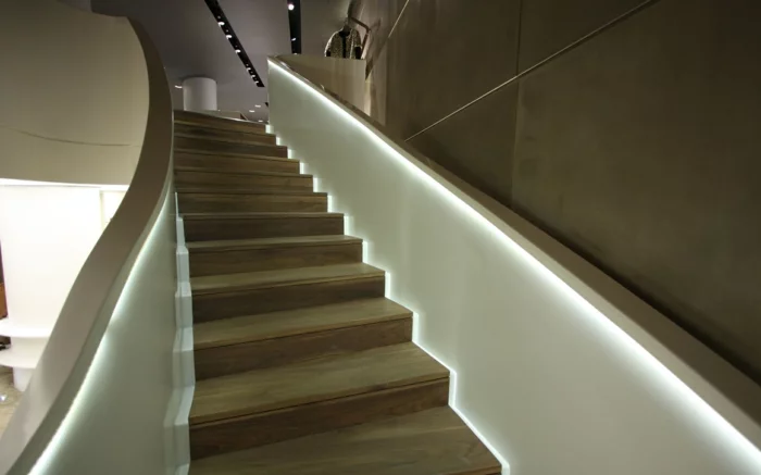 treppenbeleuchtung ideen leuchten innentreppe innenarchitektur