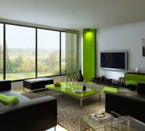 Wohnidee fürs Wohnzimmer – Richten Sie Ihr Wohnzimmer in Grün ein