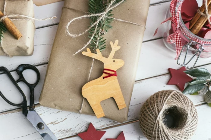 DIY Geschenke zu Weihnachten etwas selber ausdenken und machen Geschenkverpackungen basteln