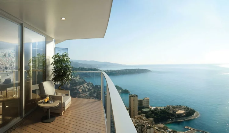 Designer Balkon Ideen Sommerhaus mit Meerblick traumhaft