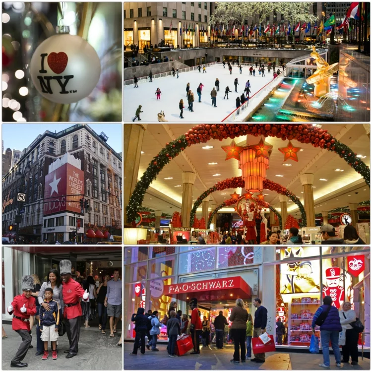 Reisen und Urlaub bekannte Reiseziele Weihnachten in New York