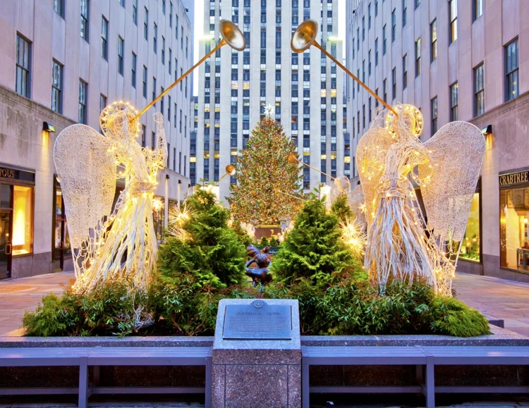 Weihnachten in New York Sehenswürdigkeiten Rockefeller Center