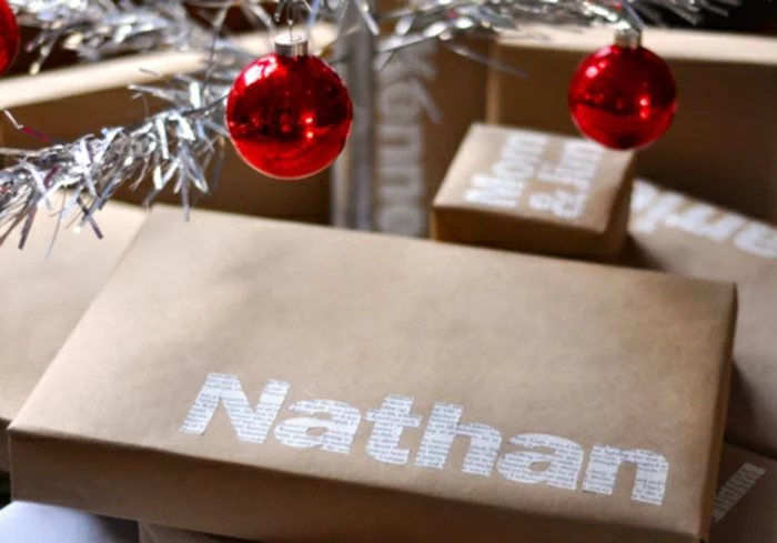 Weihnachtsgeschenke verpacken geschenk verpacken geschenke schön verpacken zeitungsausschnitt