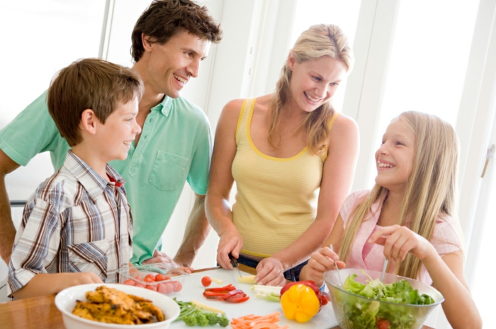 abnehmen ohne hungern familie essen zubereiten
