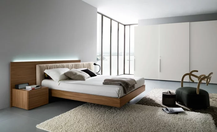 ausgefallene betten schwebendes bett modernes design schlafzimmer decosee