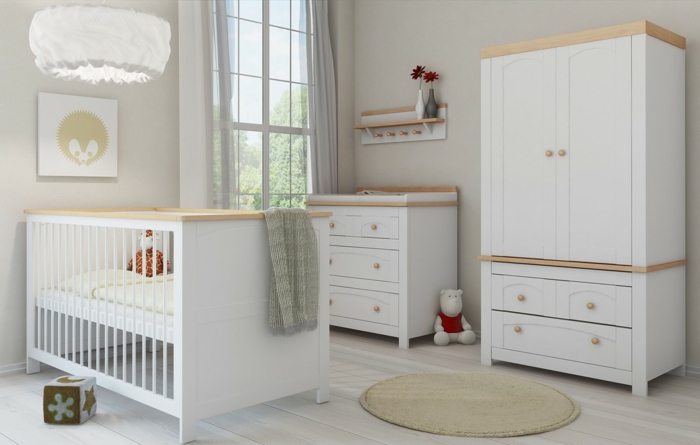 babybett kaufen weißes mobiliar frisches babyzimmer