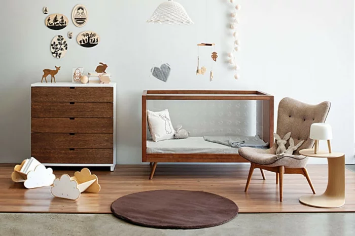 babybetten designs modern retro look mobiliar babyzimmer