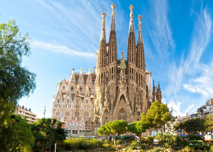 barcelona sehenswürdigkeiten sagrada familia gaudi architektur gotik