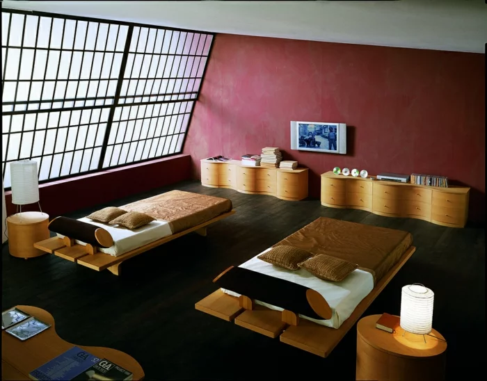 bio möbel schlafzimmer öko mobiliar japanisches design furnitusa