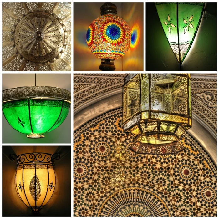 Orientalische Lampen dekorativ geworfen lampen orient