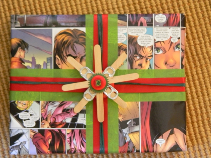 geschenke verpacken geschenk verpacken geschenke schön verpacken geschenk biene braun gruen-comics