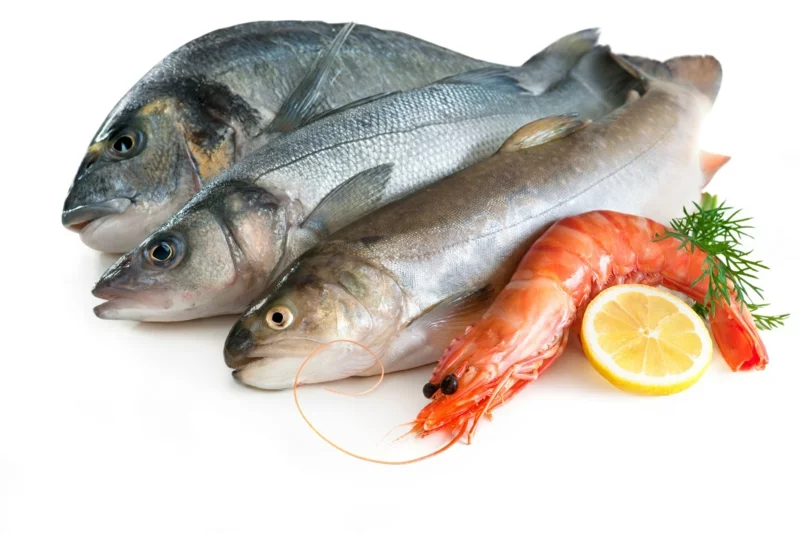 gesundes Leben Frauen gesunde Lebensmittel Fisch