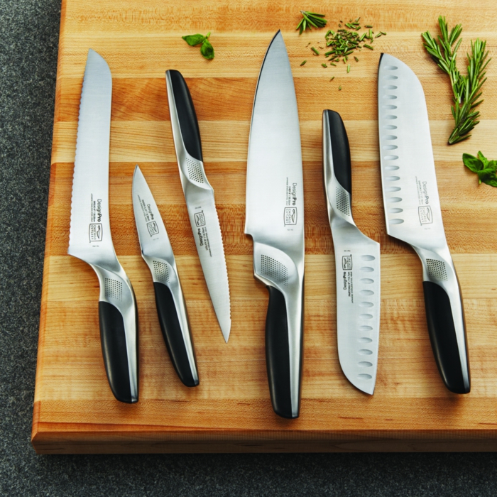 gute Küchen Messer Holz Schneidebrett Messerset Test