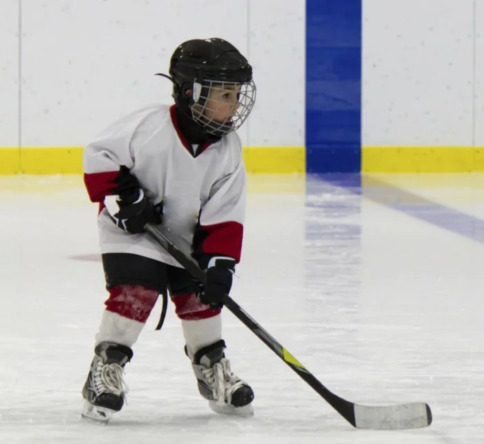 kindersport auswählen jungen hockey spielen