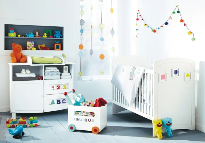 kinderzimmer einrichten babyzimmer holz tageslicht